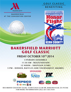 Honor Flight Kern County - Bakersfield Marriott Golf Classic